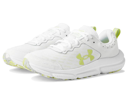 Under Armour Tenis de Correr para Mujer - Blanco - Amarillo - 28.0 cm
