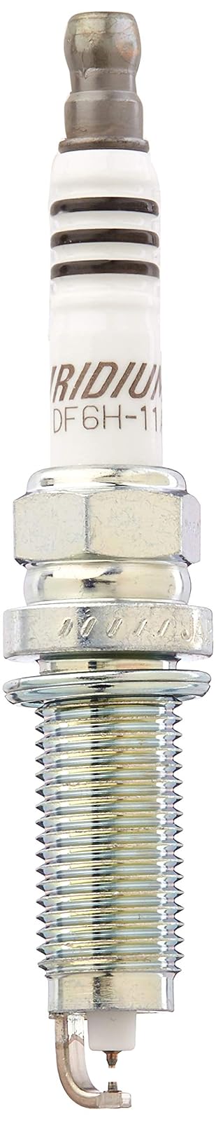 Bujía NGK Laser Iridium DF6H-11A, 4Pzas | Sustituye a 1UXE-18-110 BY483-DF6H0 3490 FXE20HE11C. 80k-100k kilometraje clasificado.