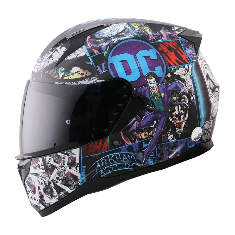 Edge Casco Modular DC para Moto con Doble Visor Antivaho, Certificado DOT - G - GUASON