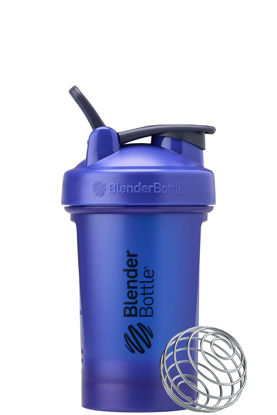 BlenderBottle Classic V2 Botella Mezcladora para Batidos, Varias Capacidades y Colores - 20 Ounces - Azul (Reflex Blue)