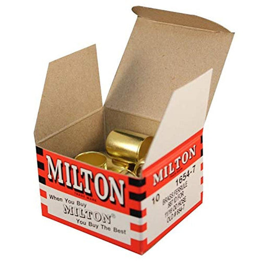 Milton 1654-7 11/16 pulgadas OD latón manguera - Caja de 10