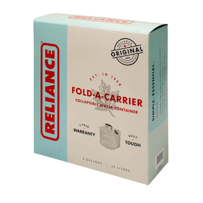 Reliance Products Fold-A-Carrier Contenedor de Agua Plegable de 5 galones