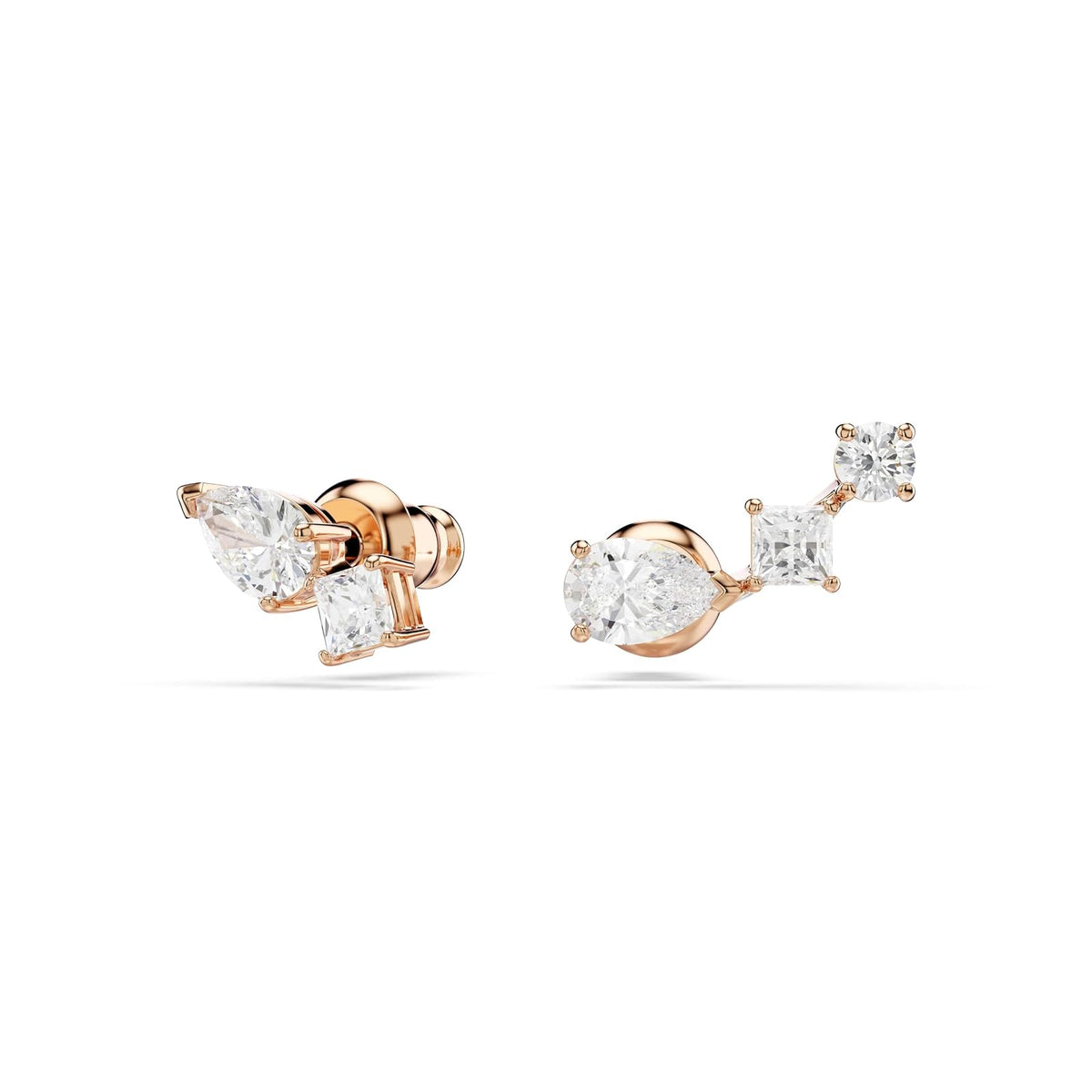 SWAROVSKI Collar y Pendientes para Mujer de Corte Cuadrado colección de Joyas de Cristal