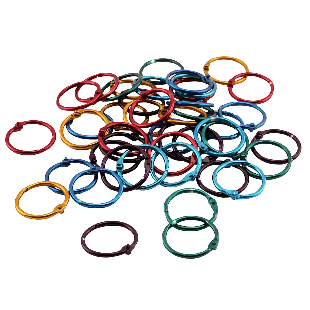 Hygloss Products, Inc Hygloss Products Book Rings, 2 inch, Assorted Colors