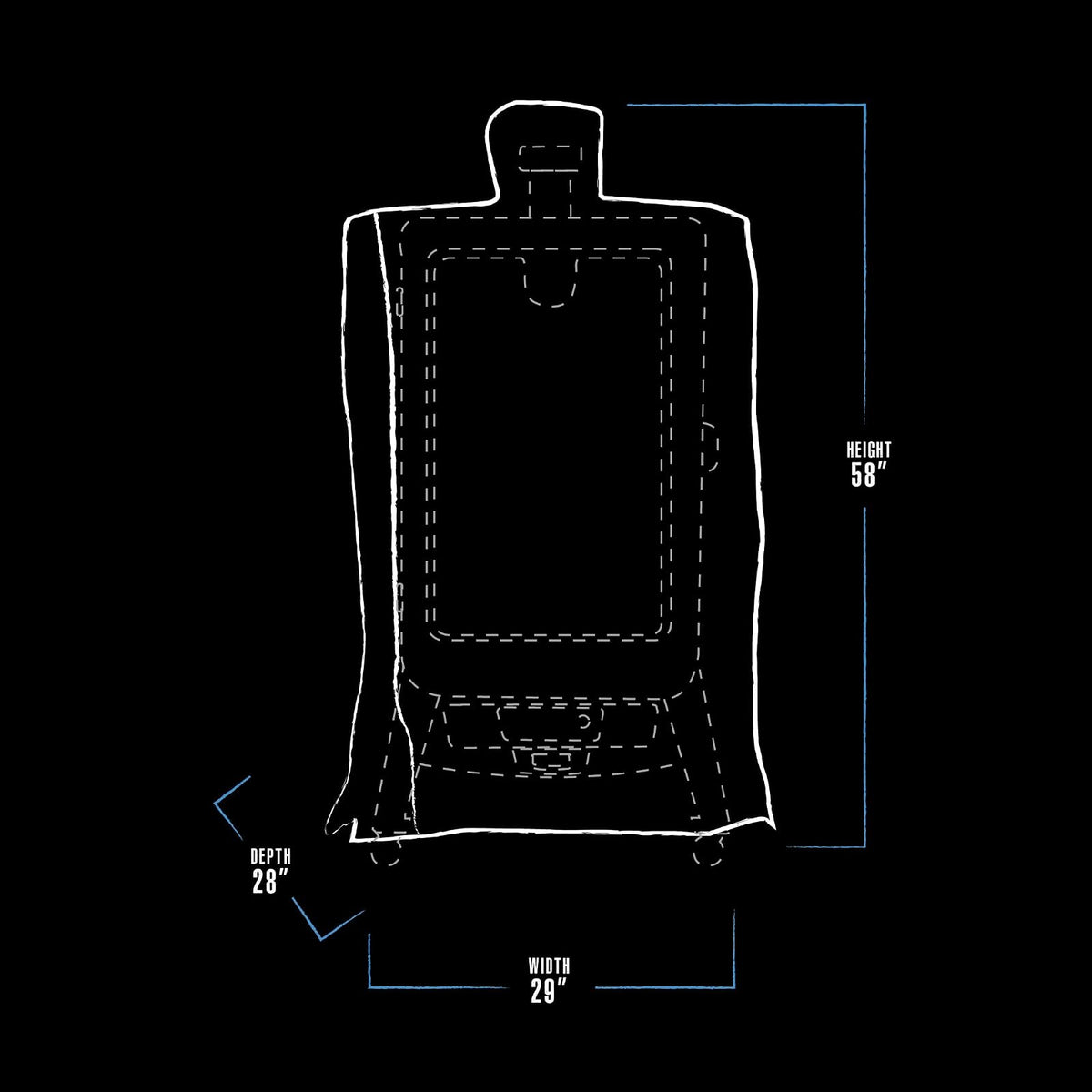 PIT BOSS 73752 Pellet Smoker Cover, Black