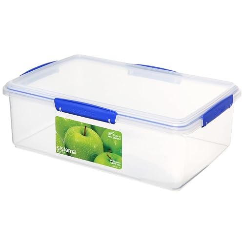 Sistema Klip It colección Rectángulo contenedor de almacenamiento de alimentos, 33.8 oz/4.2 tazas, Transparente, 232 Ounce, 1