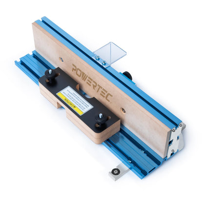 POWERTEC 71759 - Juego de juntas de caja ajustable para sierras de mesa y mesas de enrutador, accesorios de sierra de mesa para fabricación de cajas de madera y otros proyectos de carpintería