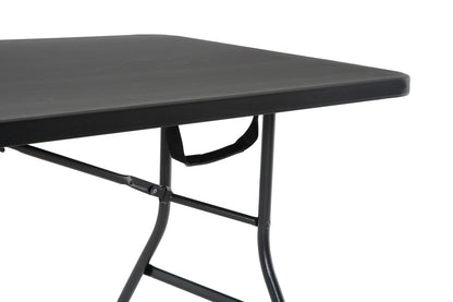 Cosco Products Centerfold Folding Table, 6-Feet, Black