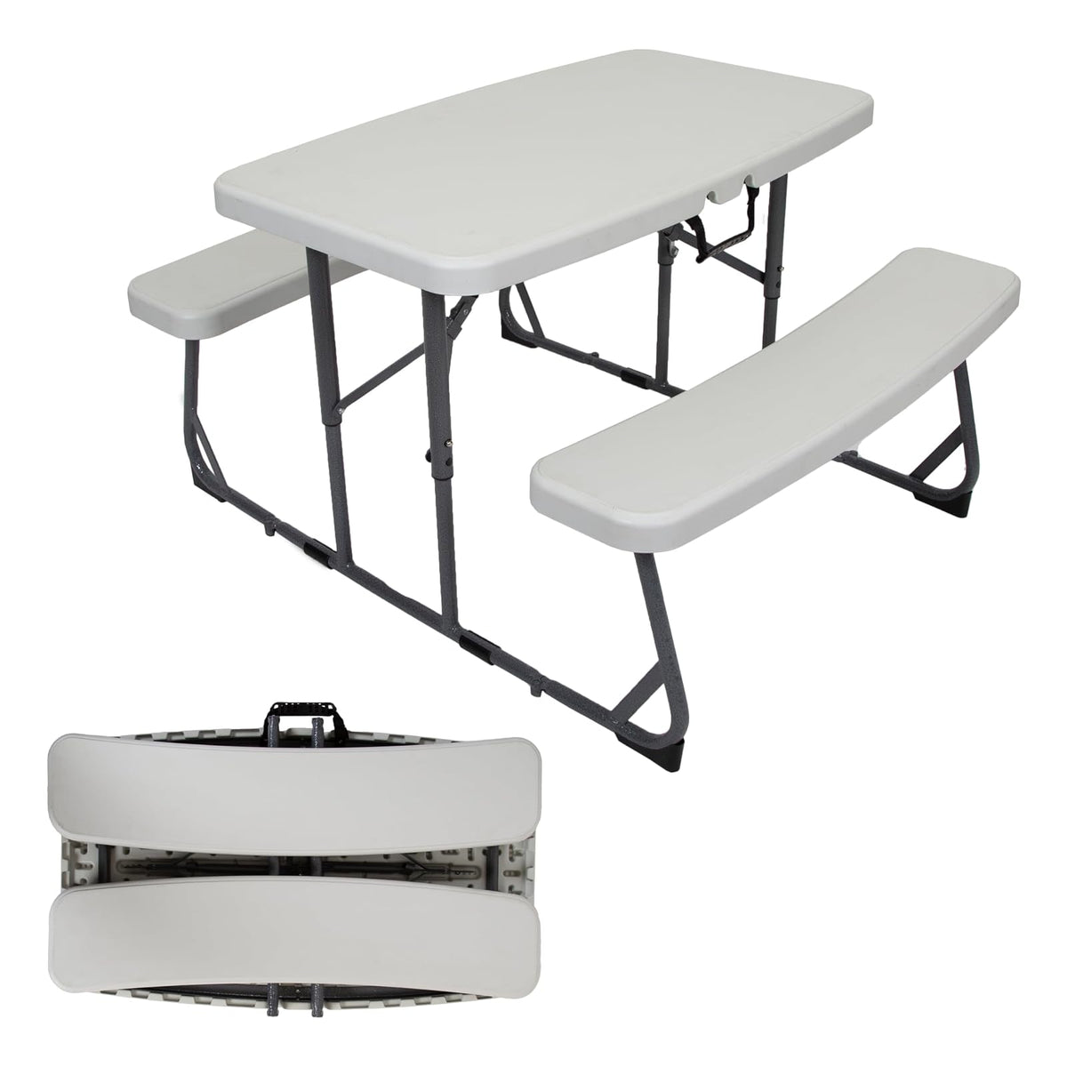 Stansport - Mesa compacta para Picnic (G-940), Color Blanco - Niños