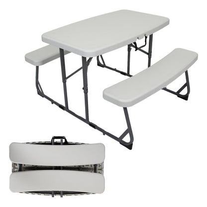 Stansport - Mesa compacta para Picnic (G-940), Color Blanco - Niños