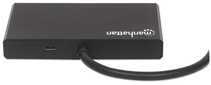 Manhattan 207737 Video Splitter DisplayPort 1 DP in: 4 DP out UHD, Color Pack of/Paquete de 1