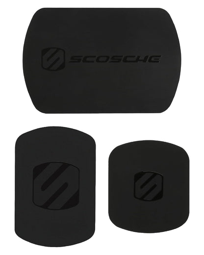 Scosche MagicMount Kit de Placas Metálicas de Repuesto para Celular - Regular - Negro - Negro