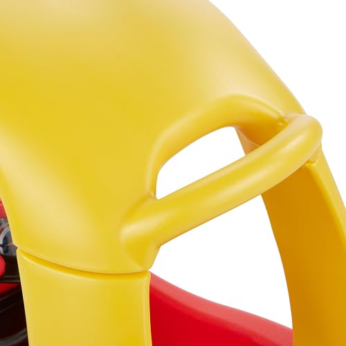 Little Tikes Cozy Coupe - Automóvil de Empuje Infantil - Carro Montable para Niños y Niñas - Auto con Claxon, Botón de Arranque - Carrito de Empuje - Ride on para Niños - Color Rojo/Amarillo