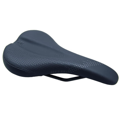 WTB Koda Bike Saddle, Comfortable Mountain Bike Saddle with Comfort Zone Pressure Relief, Gravel, Trail, Enduro, Bikepacking, Flat Nose, Medium or Wide, Titanium, Chromoly, or Stainless Steel Rails