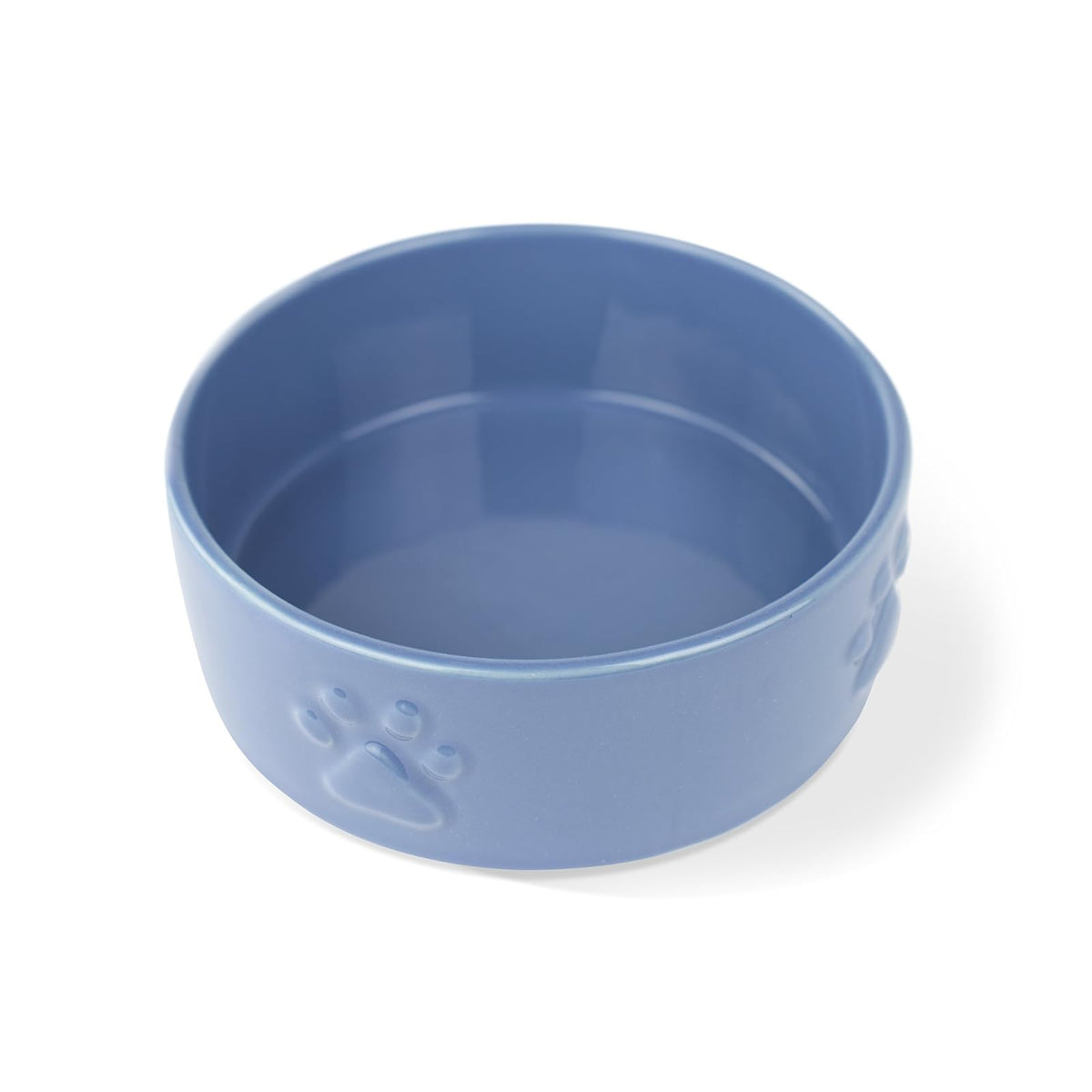 Fringe Studio Sculpt Paw Azul Marino Medium Bowl (461004 esculpido)
