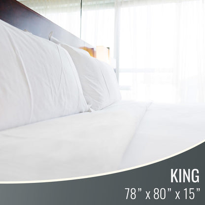 DMI Waterproof Mattress Protector and Cover, Encased Zippered Fit, King