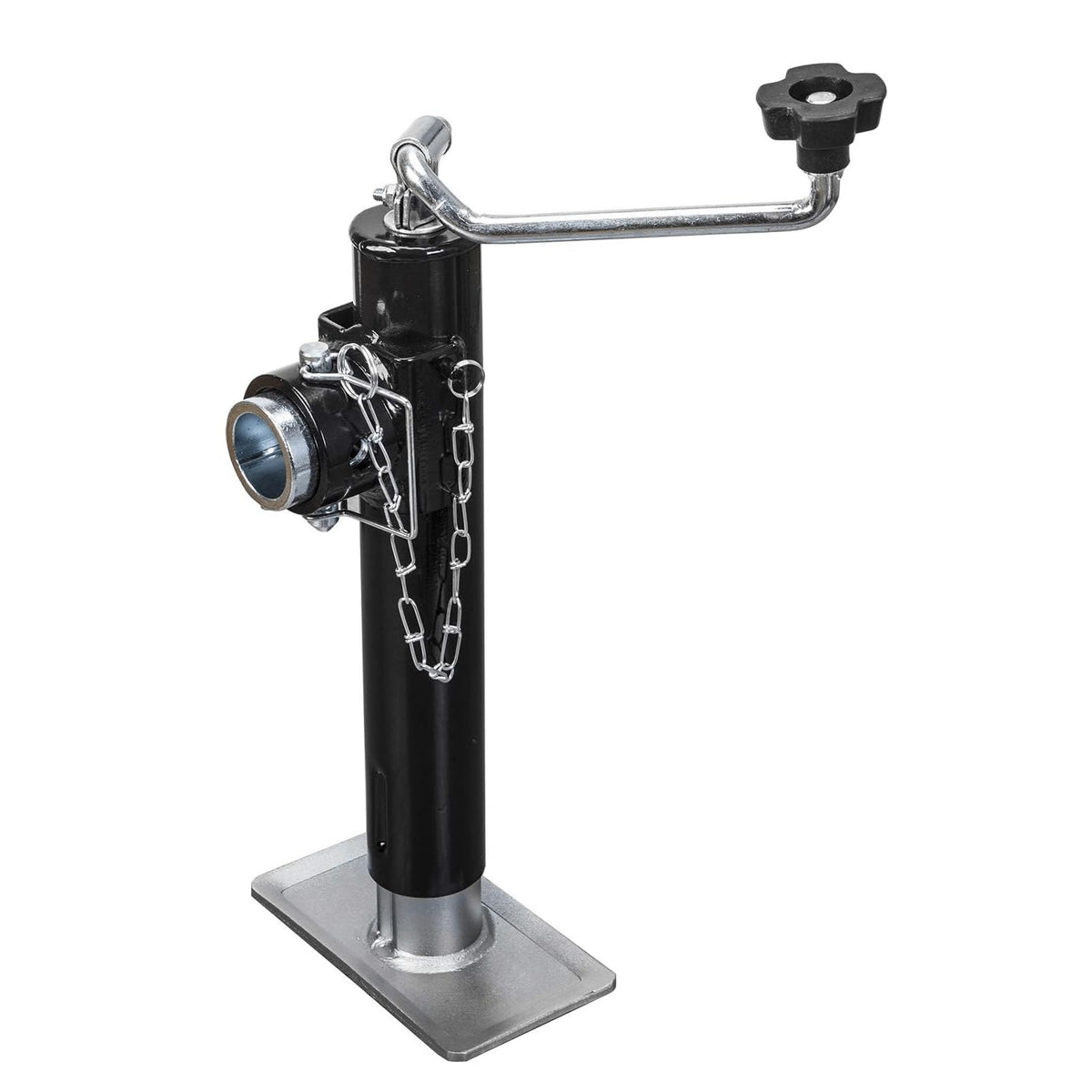 TCE Gato Giratorio para Remolque con Montaje Soldable ATR39003U-1, Capacidad 907 kg, Negro