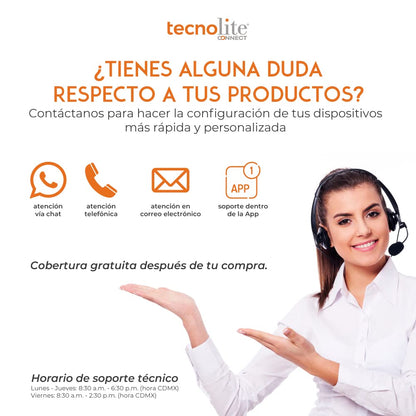 Tecnolite Connect - Foco Inteligente MR16 Flash Smart con Bulbo, Iluminación Interior, Luz Blanca Atenuable, 5 Watts, Control App Connect, Compatible con Alexa, WiFi y Bluetooth, Casa Inteligente