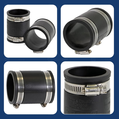 Everflow acoplamiento, Negro, 5cm, Negro