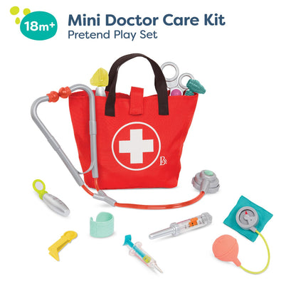 B. toys - Minikit de cuidados médicos - Juego de Doctor - Herramientas para médicos realistas - Juego de Juguete para niños pequeños - Juguete Educativo - 18 Meses+