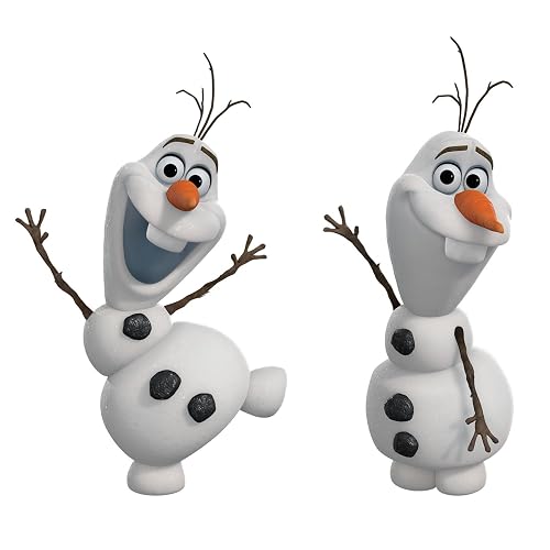 Roommates RMK2372SCS Frozen Olaf el muñeco de nieve adhesivos para pared, 25 unidades