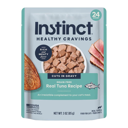 Instinct Healthy Cravings Complemento Húmedo para Gato en Salsa - Atún - 24 PIEZAS