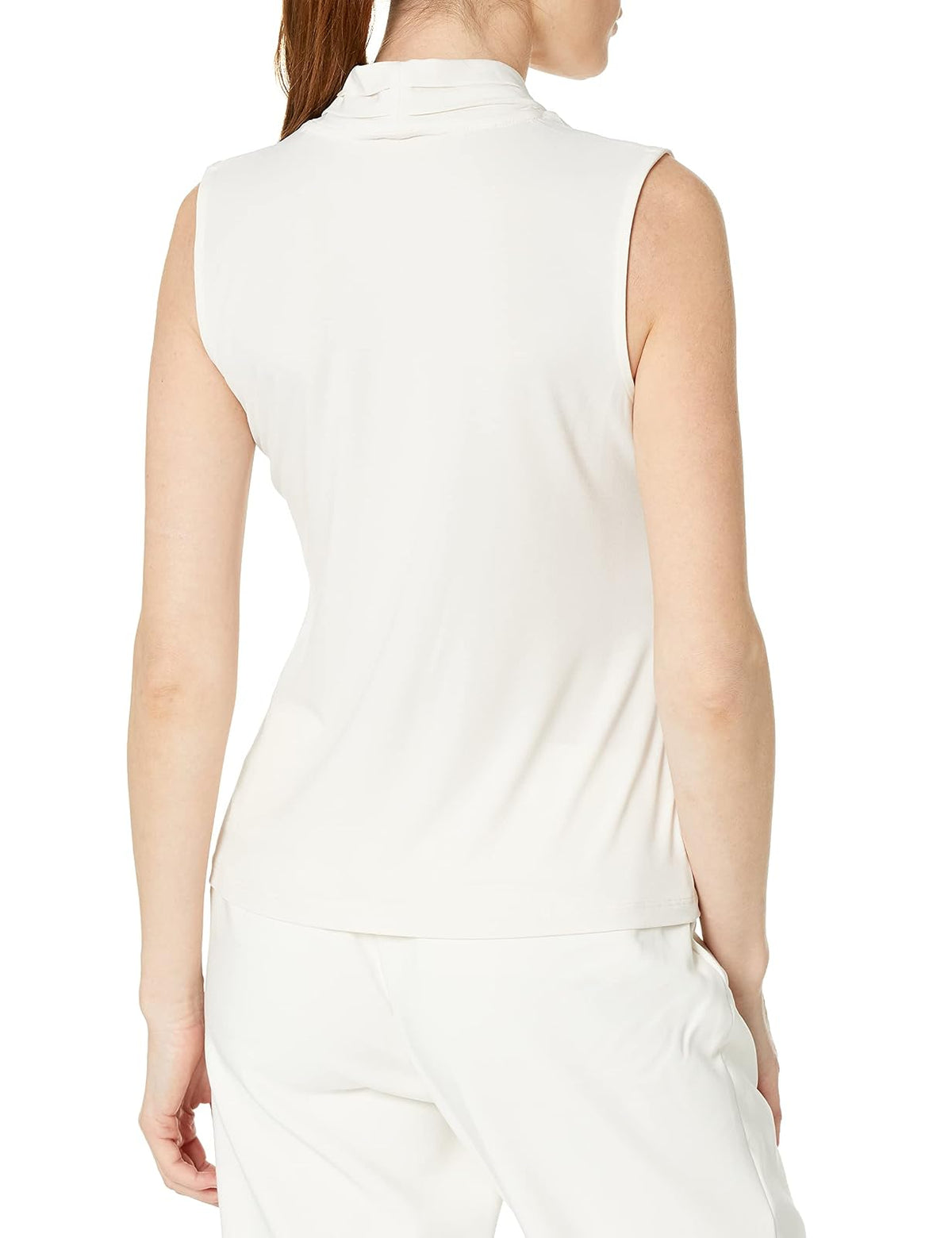 Anne Klein Parte Superior Ity Triple Pliegue Camisa para Mujer