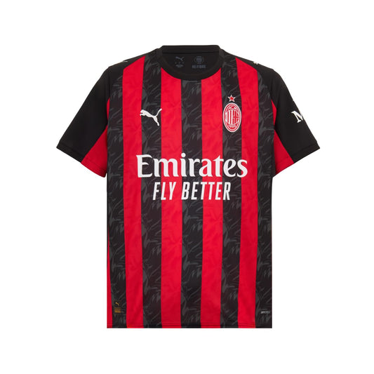 A.C. Milan Maglia Gara Home Season 2025/2026 Camiseta de Fútbol Producto Oficial Unisex Adulto