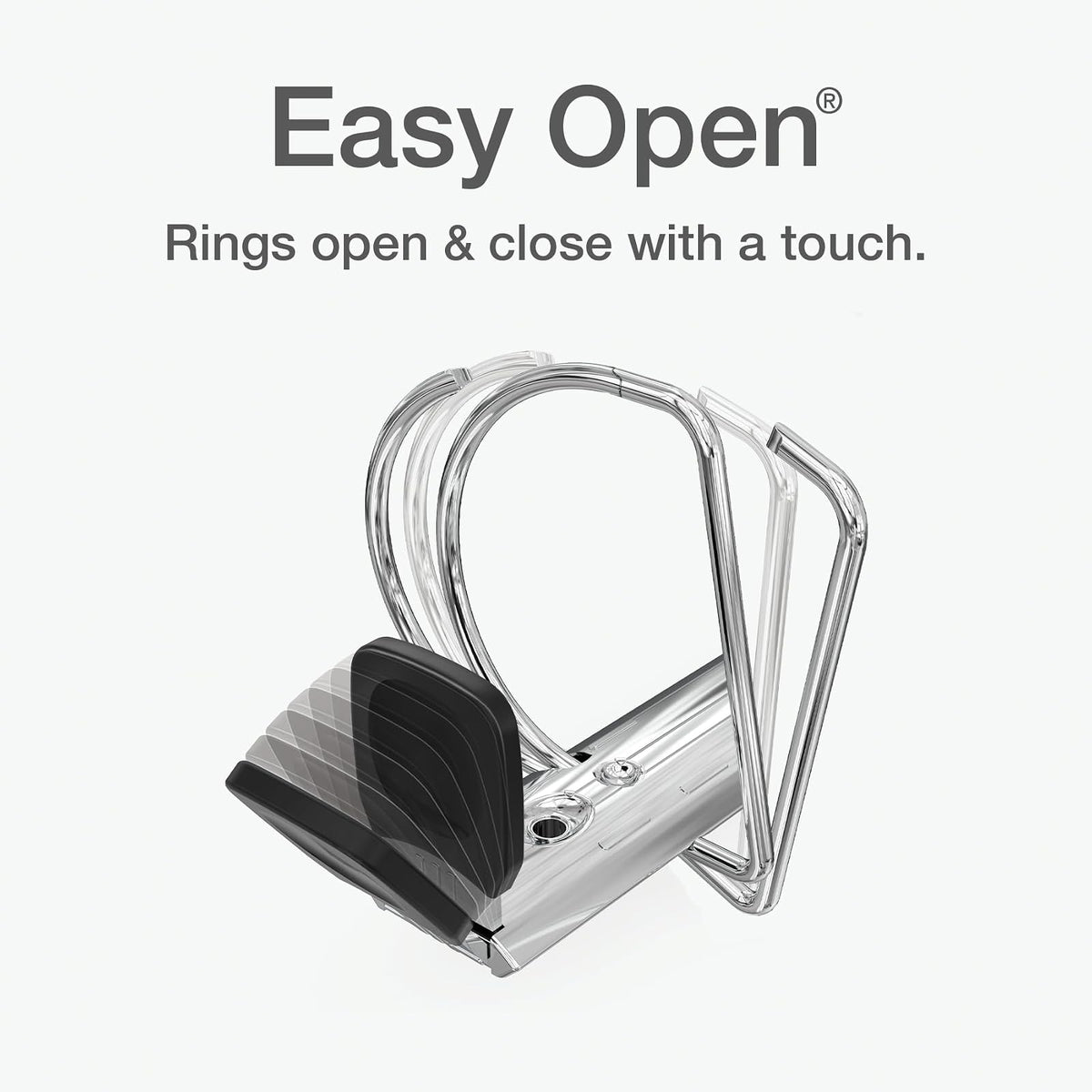 Oxford - Carpeta de 3 anillos, carpetas duraderas para la escuela y la oficina, 4 pulgadas, anillos en D de fácil apertura ONE-Touch, cubiertas de carpeta, 4 bolsillos interiores, sin PVC, capacidad