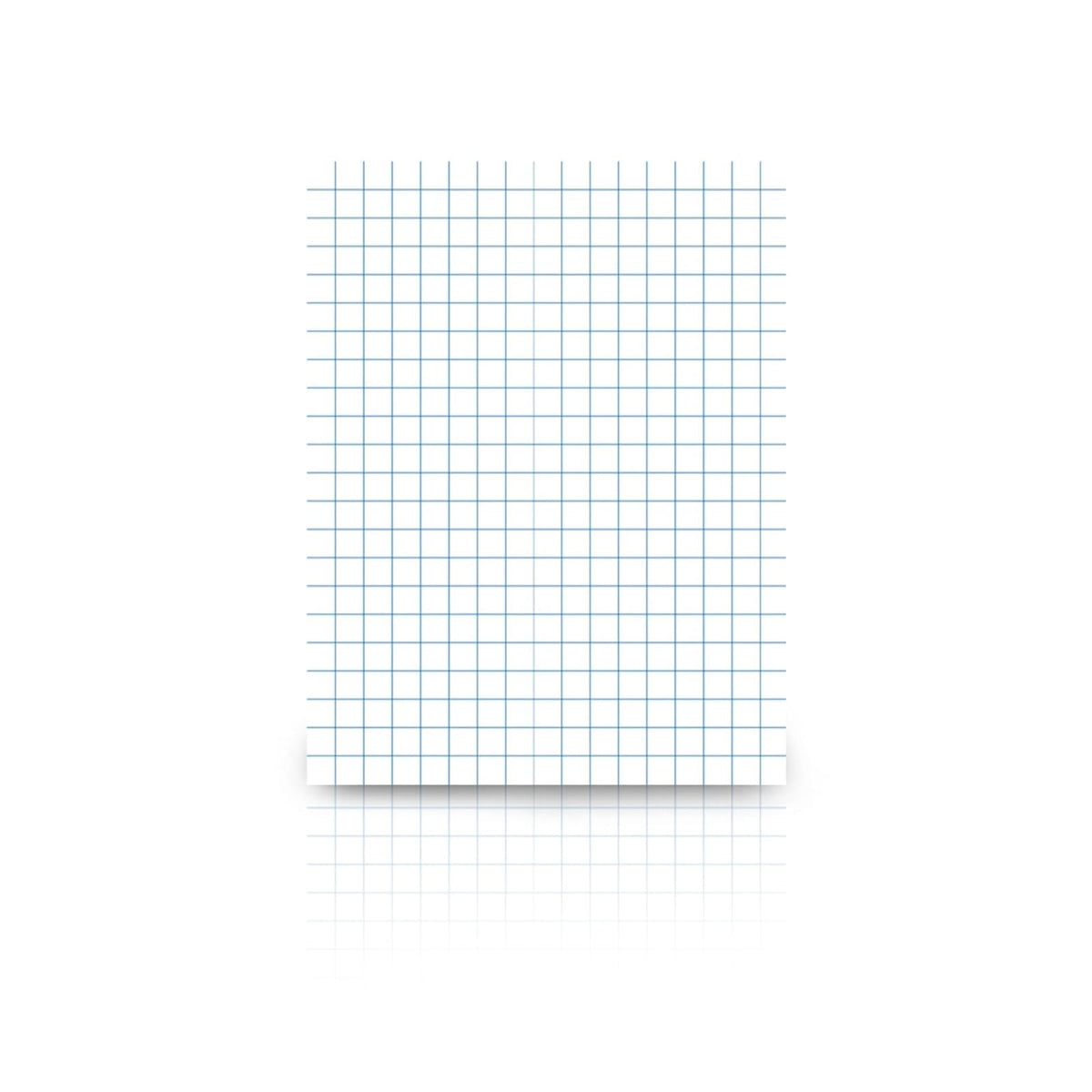 School Smart Gráficos de papel – 20,3 x 27,4 cm, 1/4 regla, dos caras, 500 unidades, color blanco