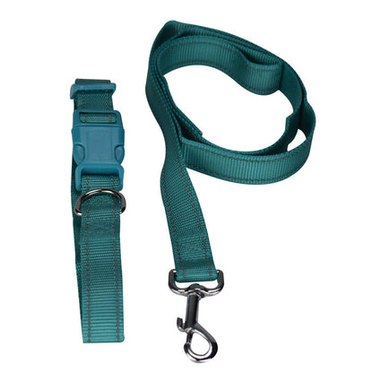 Fancy Pets Correa y Collar Ajustables para Perro con Bandas Reflejantes - Grande