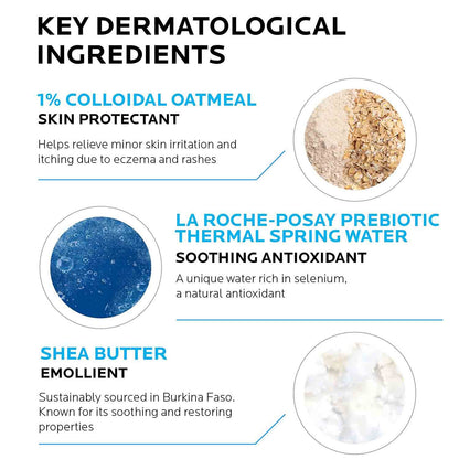 La Roche-Posay Lipikar - Crema eccema relajante con chimenea coloidal de 6,76 fl. Oz.