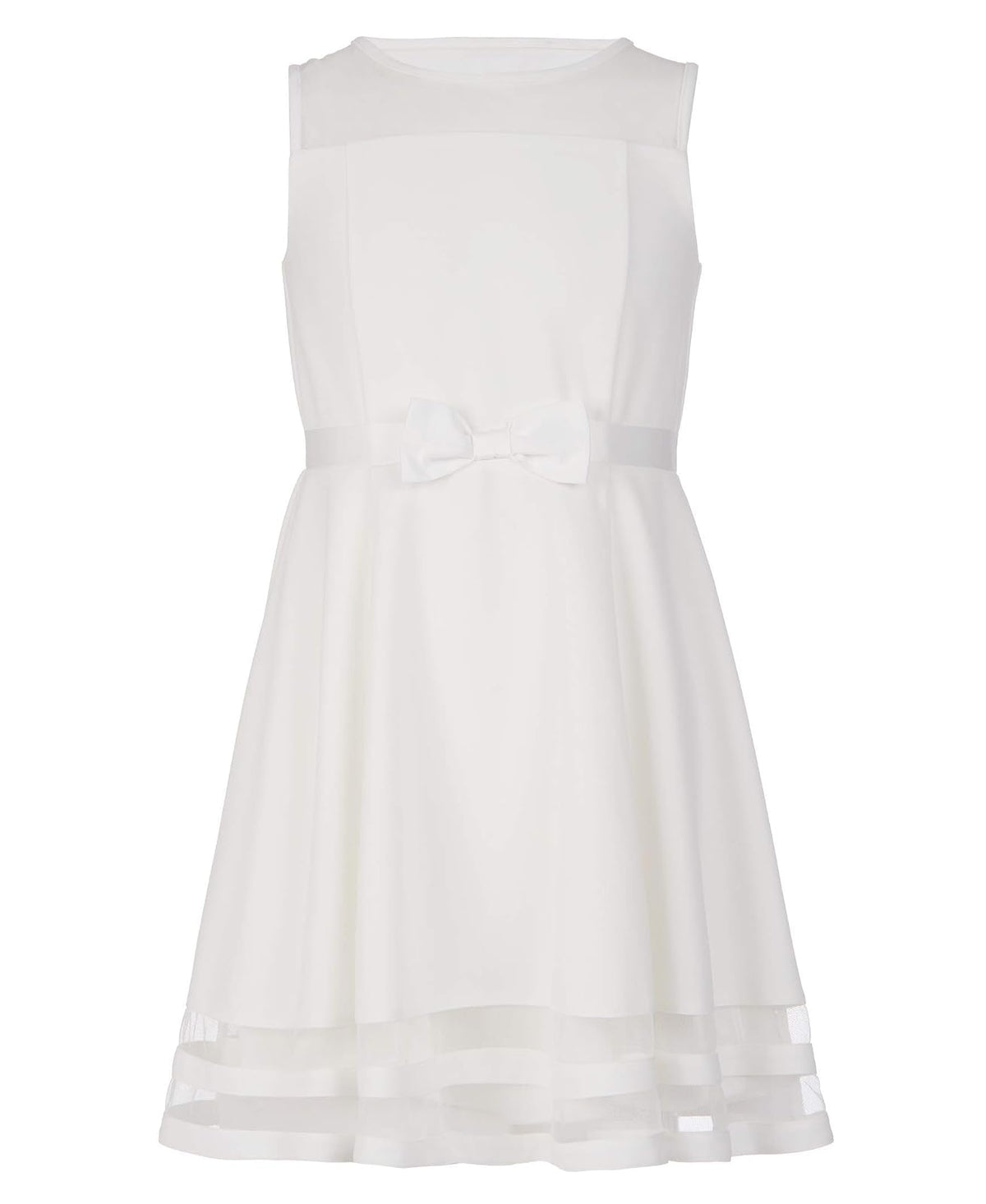 Calvin Klein Vestido de Fiesta sin Mangas para niña - crema batida - 14 Extra amplio