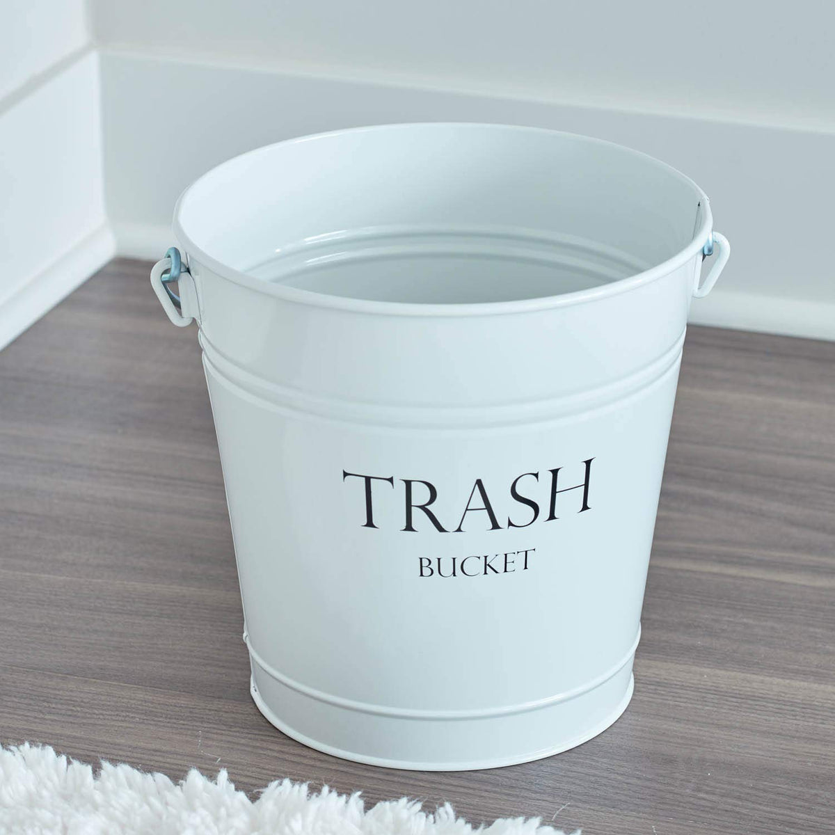 InterDesign Pail Waste Can, White
