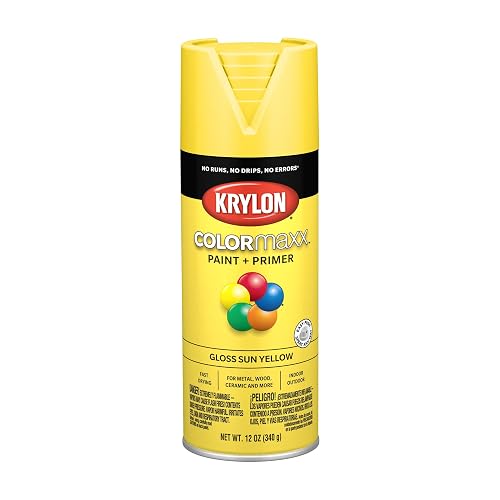 Krylon ColorMaxx Pintura Premium en Aerosol Amarillo Sol