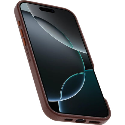 OtterBox iPhone 16 Pro MAX Symmetry Series - Piel de Cactus para MagSafe - Adobe Brown