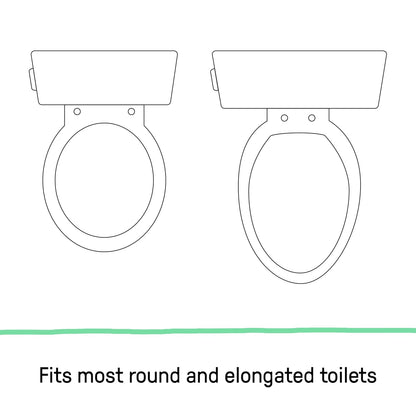 Ingenuity Flip & Sit - Asiento de baño, de inodoro, para Bebé, a partir de 18 meses, color blanco
