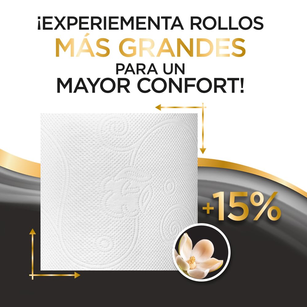 Kleenex Cottonelle Elegance XL, Papel Higiénico Extra Largo, Paquete con 32 Rollos de 228 Hojas Dobles C/U