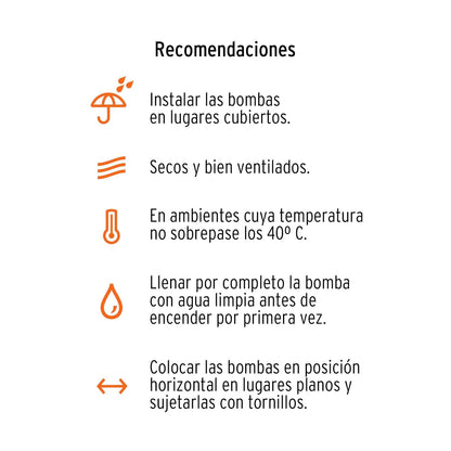Truper Expert BOAC-1, Bomba eléctrica para agua centrífuga 1 HP