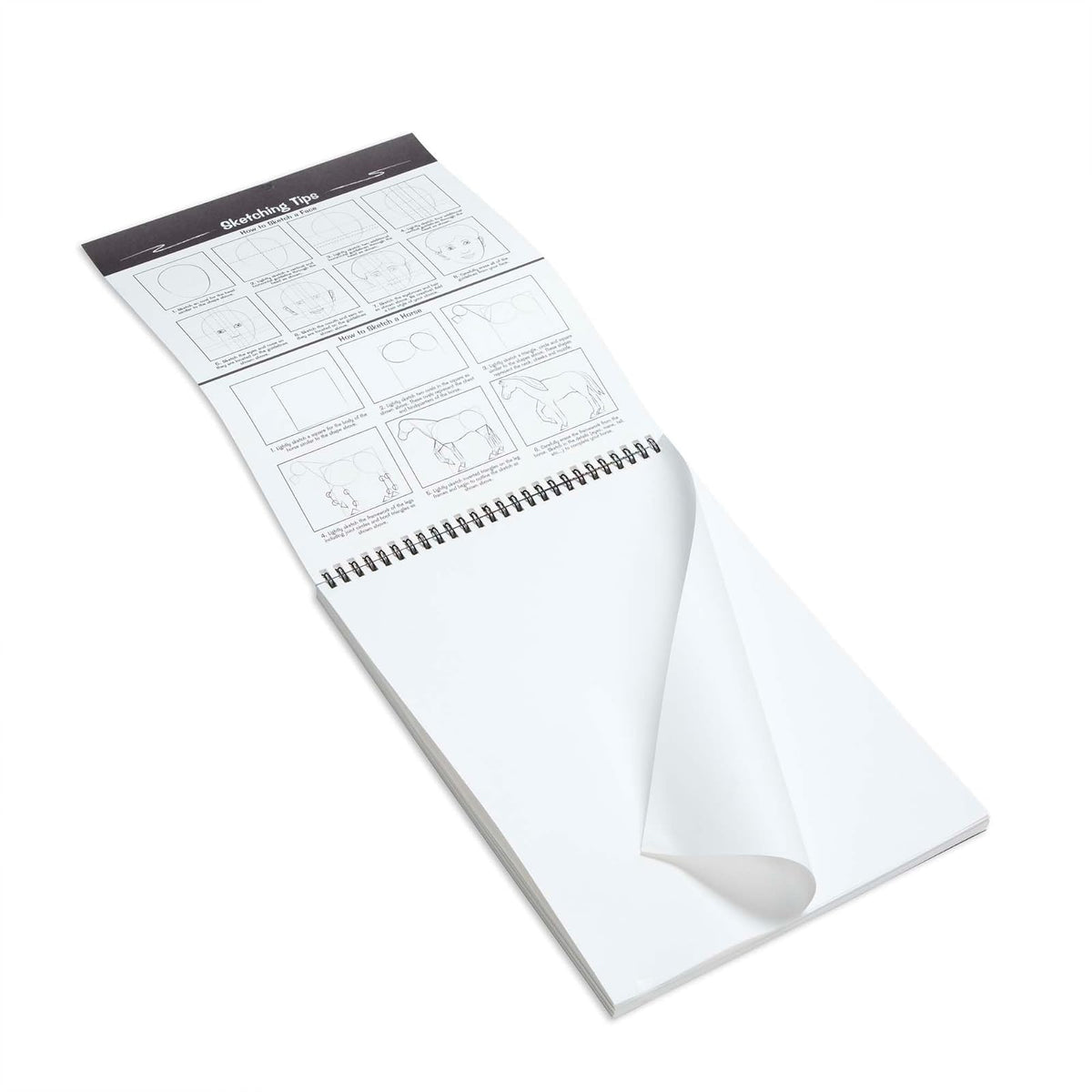 Melissa & Doug Sketch Pad 9” by 12”, Arts & Crafts, Fade-Resistant, Acid-Free White Paper, 50 Sheets, Single Pack, 13” H x 9” W x 0.5” L
