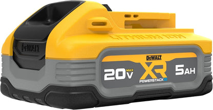 DEWALT - Batería de Iones de Litio de 20 V, POWERSTACK, más Potencia, más compacta, Recargable de 5 Ah (DCBP520)