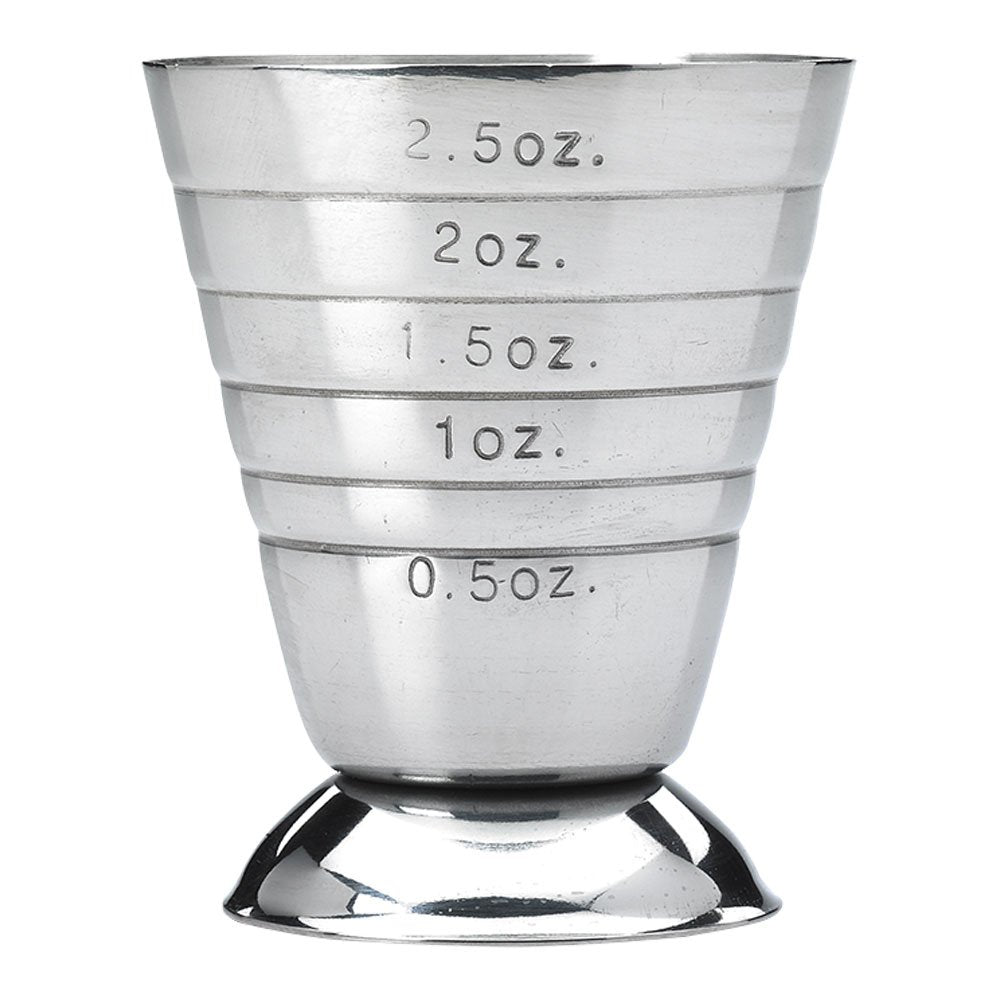 Barfly - Taza medidora, 2.5 onzas, acero inoxidable