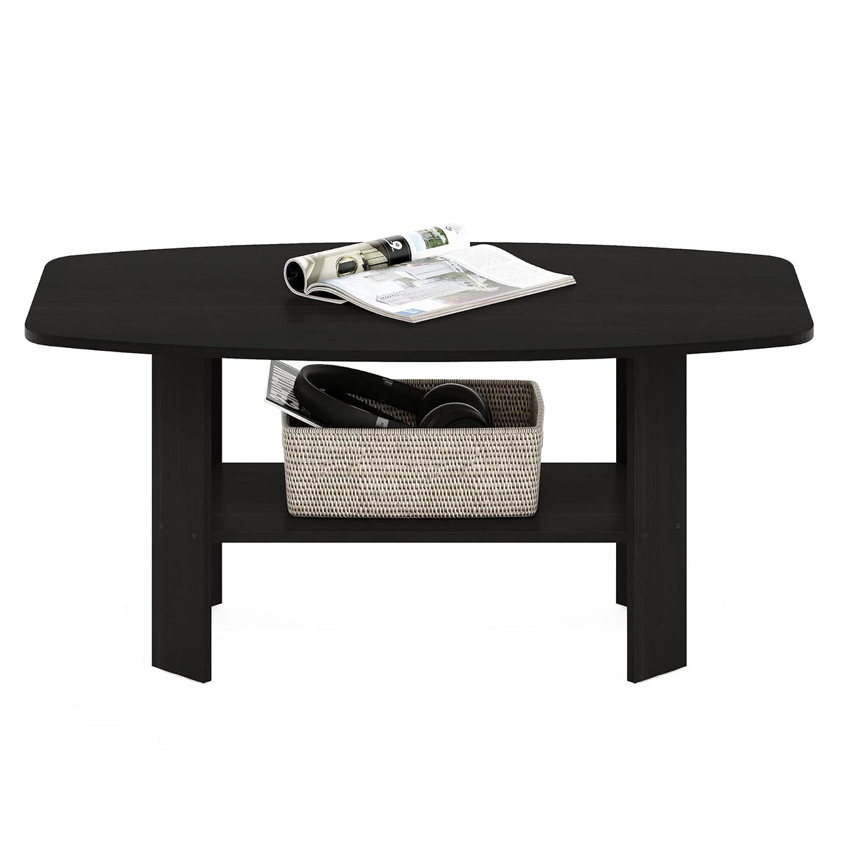 FURINNO 11179CRM - Mesa de Centro de diseño Simple