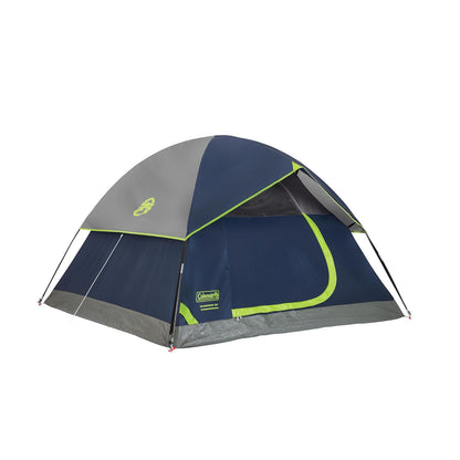 Coleman Sundome Tienda de Campaña con Mosca de Lluvia - 2 Personas - PFAS-Free - Azul marino