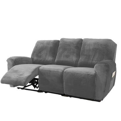 Northern Brothers Funda Elástica para Sillón Reclinable - Gris claro - 3 Seat