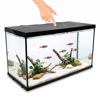 Lomas Kit de Acuario Nano Touch con Filtro, Calentador y Luz LED - 30 l