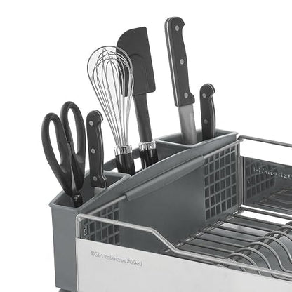 KitchenAid kns896bxgra grande escurreplatos tamaño completo, acero inoxidable