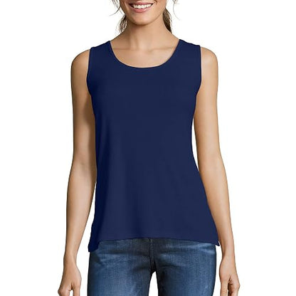 Hanes Playera de algodón Camisa para Mujer