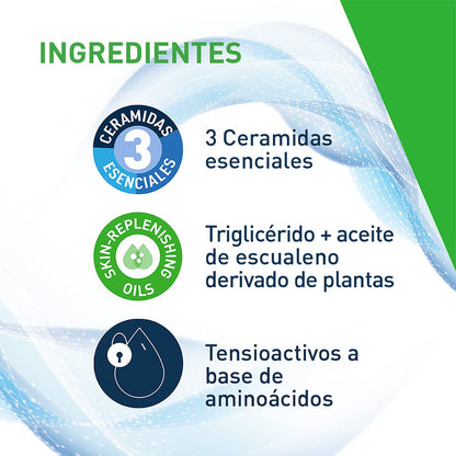 CeraVe Limpiador en Aceite Espumoso Hidratante Piel Normal a Muy Seca 236ml | 8oz