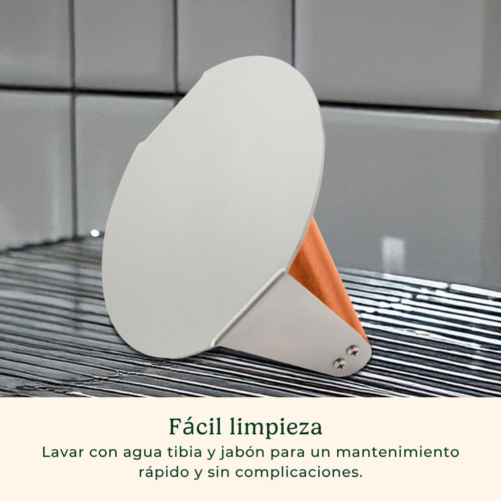 Cuisinart Prensa Hamburguesas Acero Inoxidable 15 cm Smash | Prensa de Hamburguesas de Acero Inoxidable, Borde plano antiadherente, Fácil limpieza, Diseño ideal para lograr una costra